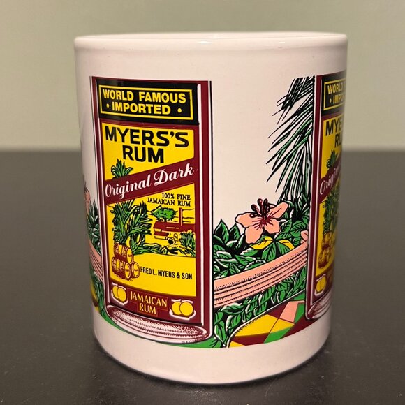 MYERS'S RUM Original Dark JAMAICAN RUM Ceramic  Mug World Famous Imported - Picture 5 of 8